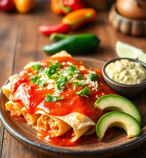 baked cheese enchiladas recipe