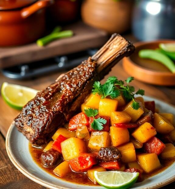 beef ribs cassava stew