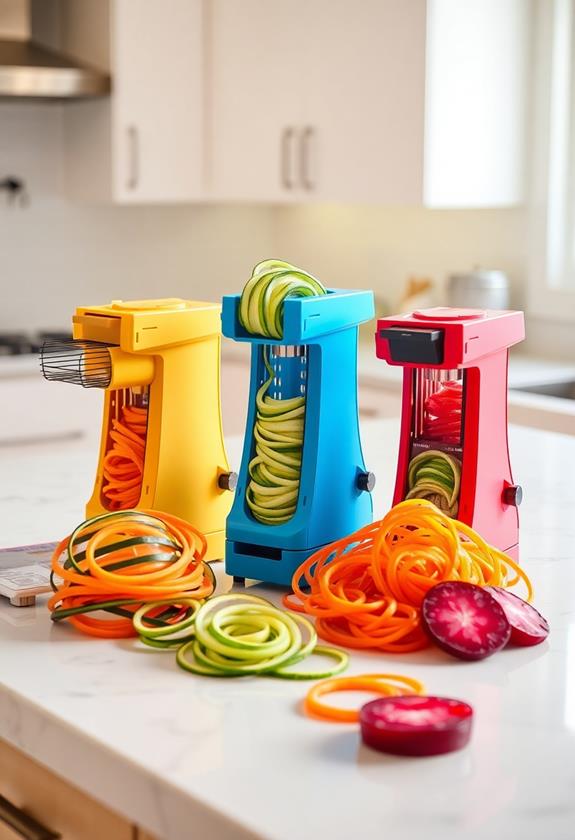 choosing a spiralizer vegetable slicer