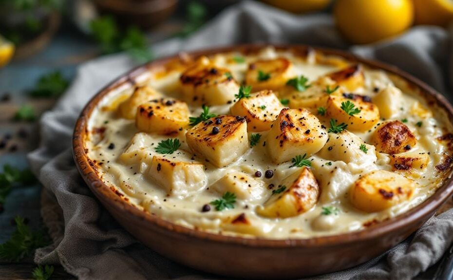 creamy cod casserole delight