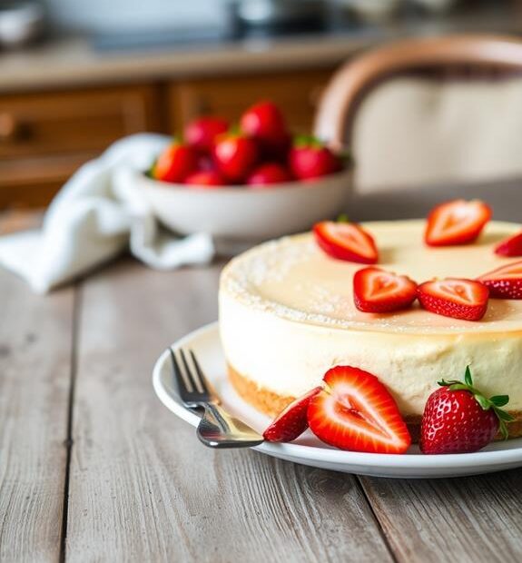 creamy new york cheesecake