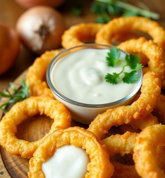 crispy fried onion rings