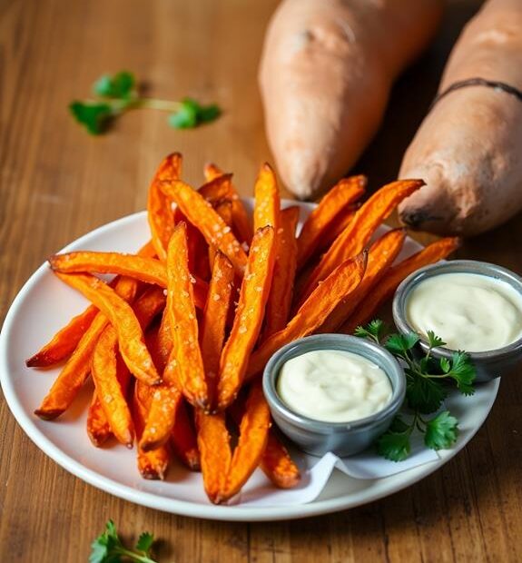 crispy sweet potato fries