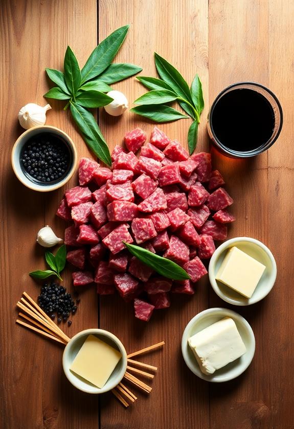 culinary instructions and ingredients