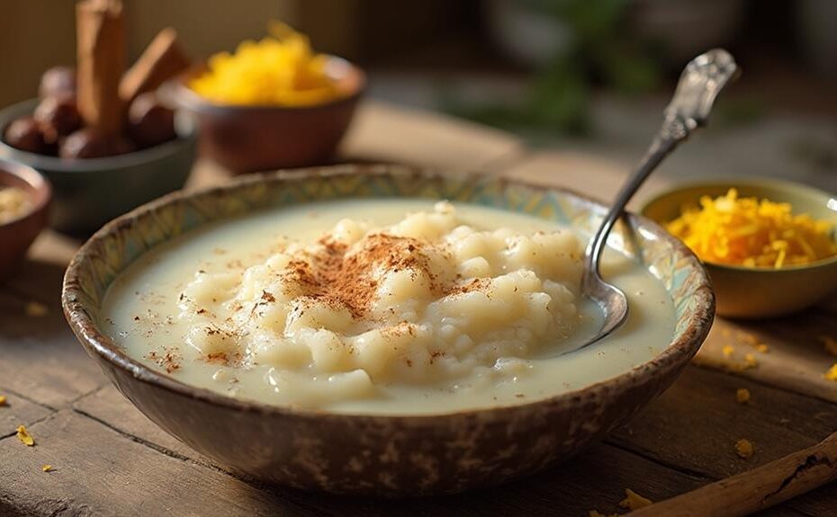 delicious portuguese rice pudding