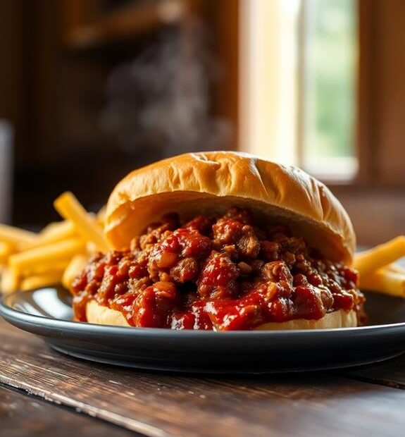 ground beef tomato sandwiches