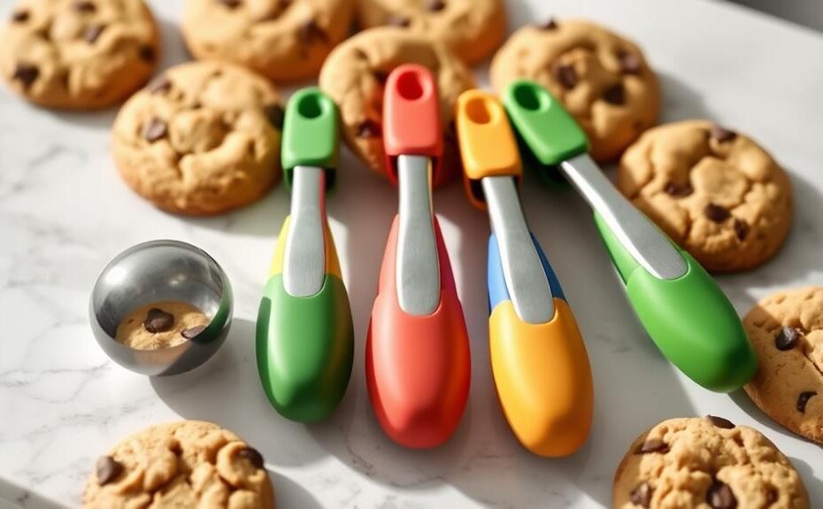 perfectly shaped cookie scoops