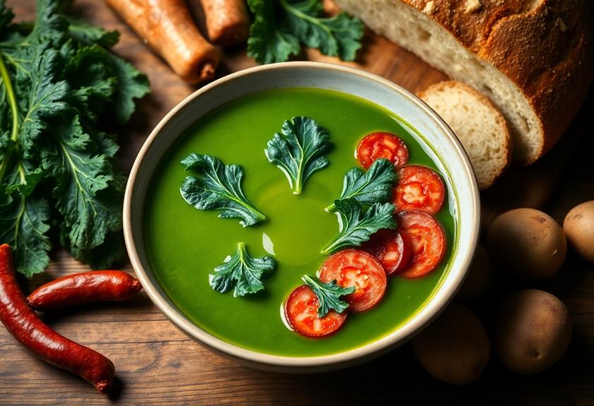 portuguese kale and chorizo soup