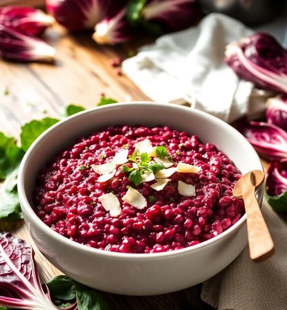 radicchio risotto recipe instructions