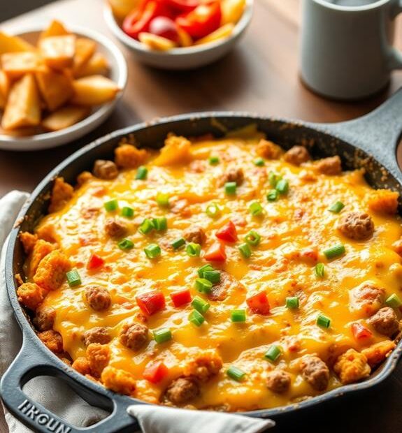 savory egg sausage casserole