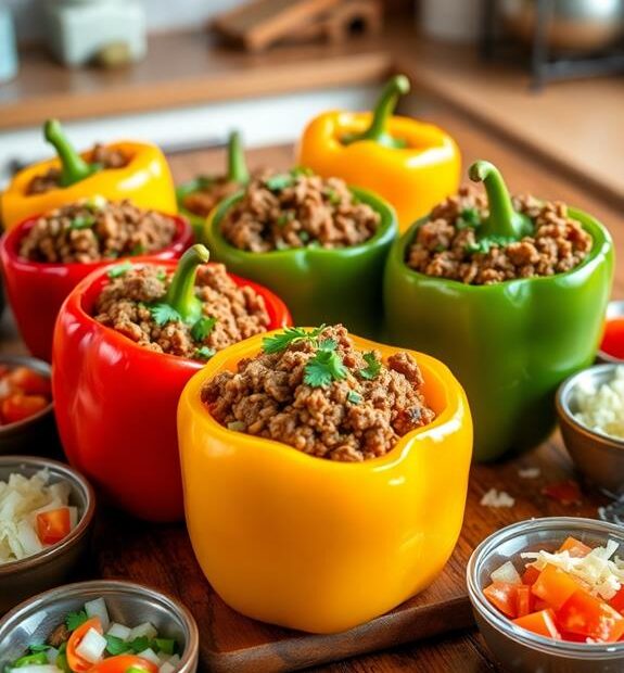 savory stuffed bell peppers