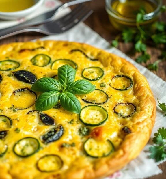 savory zucchini egg dish