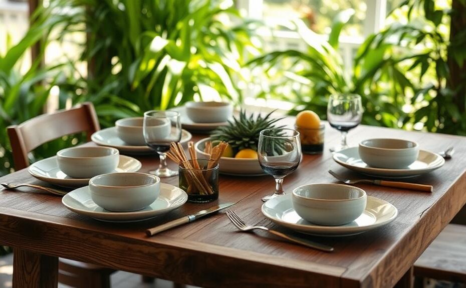 sustainable dining tableware options