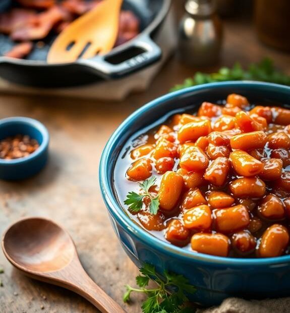 sweet smoky baked beans